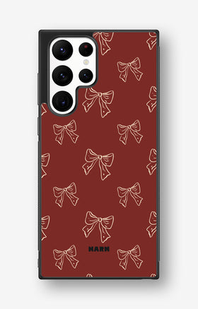 Samsung Galaxy S23 Ultra Hard Case – Cherry Bows - View 1