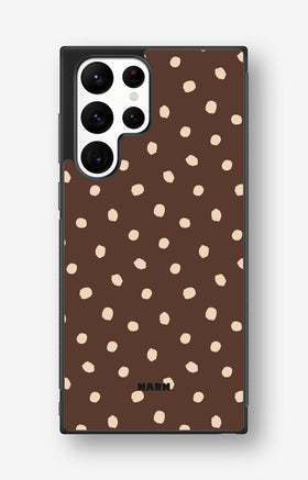 Samsung Galaxy S23 Ultra Hard Case – Choco Dots - View 1