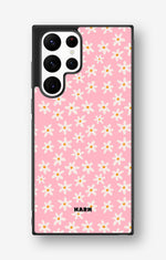 Samsung Galaxy S23 Ultra Hard Case – Pink Daisy - View 1