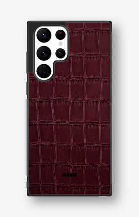 Samsung Galaxy S23 Ultra Hard Case – Rouge Croc - View 1