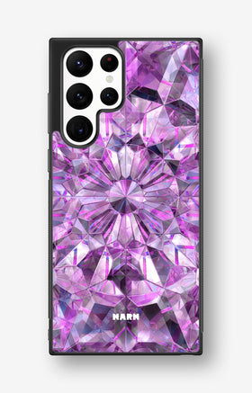 Samsung Galaxy S23 Ultra Hard Case – Lavender Crystals - View 1
