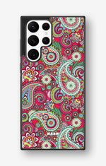 Samsung Galaxy S23 Ultra Hard Case – Paisley Paradise - View 1