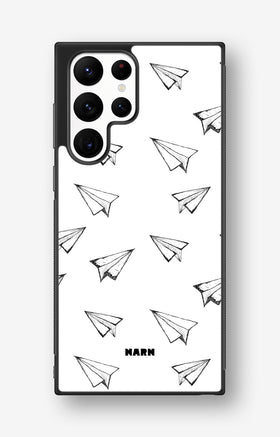Samsung Galaxy S23 Ultra Hard Case – Paper Planes - View 1