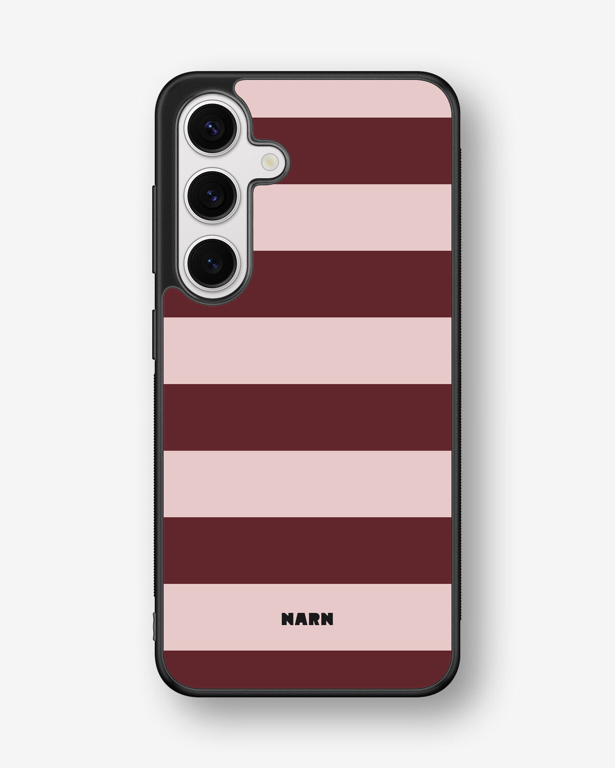 Samsung Galaxy S24 5G Hard Case – Cranberry Stripe - View 1