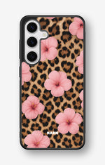 Samsung Galaxy S24 5G Hard Case – Leopard Flower - View 1