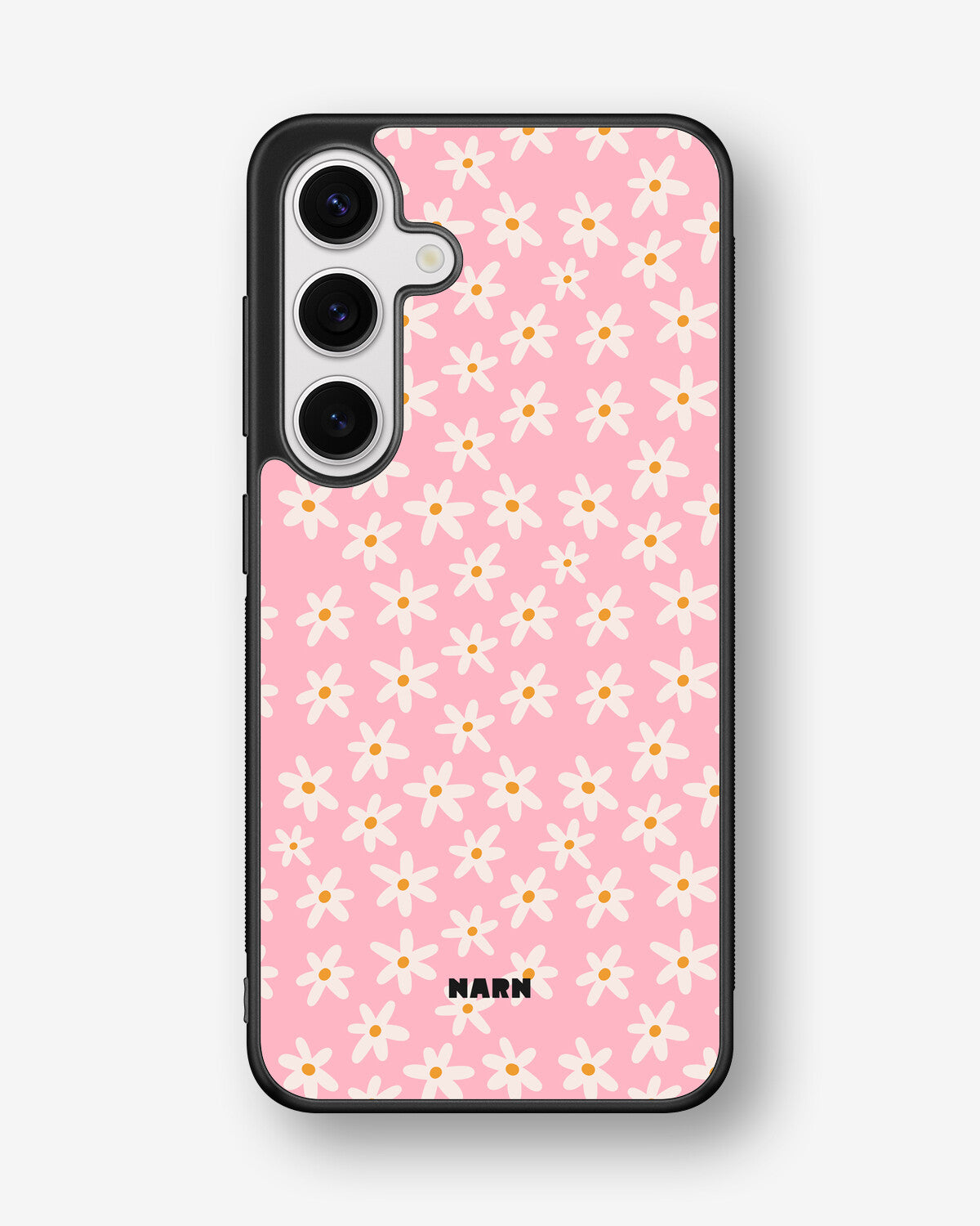 Samsung Galaxy S24 5G Hard Case – Pink Daisy - View 1