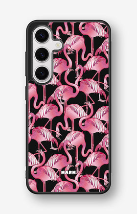 Samsung Galaxy S24 5G Hard Case – Flamingos - View 1