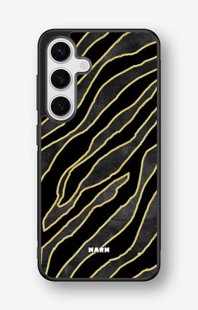 Samsung Galaxy S24 5G Hard Case – Golden Zebra - View 1