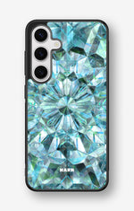 Samsung Galaxy S24 5G Hard Case – Green Crystals - View 1