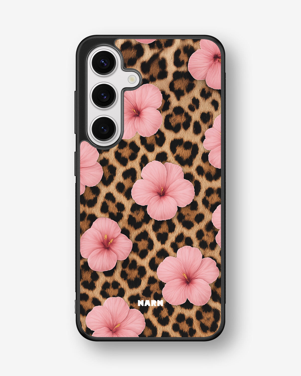 Samsung Galaxy S24 FE Hard Case – Leopard Flower - View 1