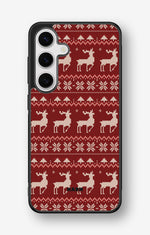 Samsung Galaxy S24 FE Hard Case – Reindeer Knit - View 1