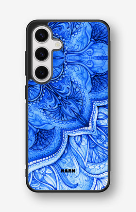 Samsung Galaxy S24 FE Hard Case – Blue Vintage - View 1