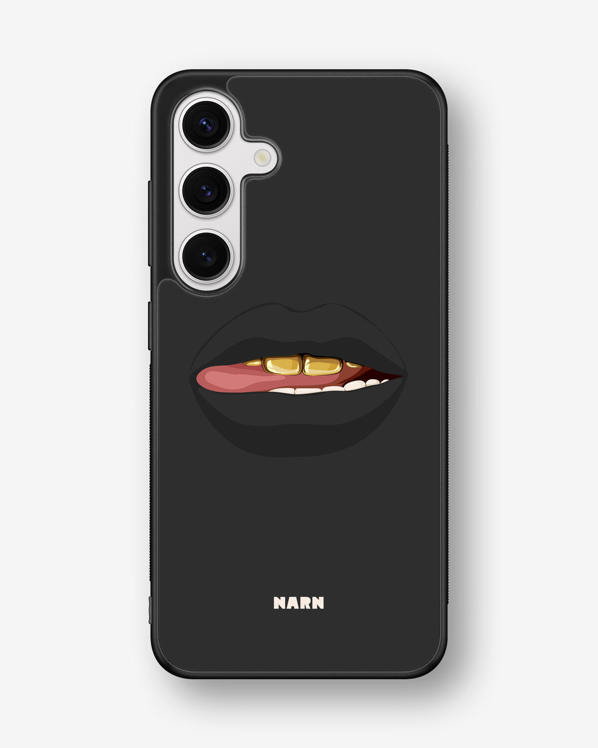 Samsung Galaxy S24 FE Hard Case – Golden Lips - View 1