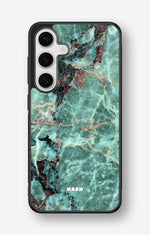 Samsung Galaxy S24 FE Hard Case – Green Marble - View 1
