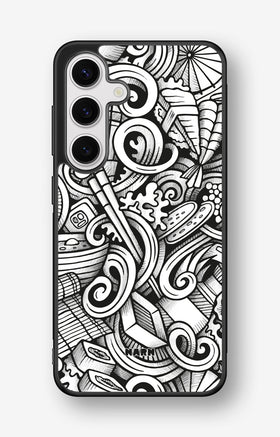 Samsung Galaxy S24 FE Hard Case – Japanese Pattern - View 1