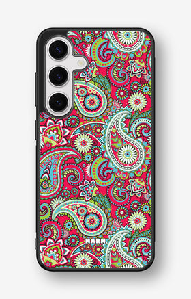 Samsung Galaxy S24 FE Hard Case – Paisley Paradise - View 1