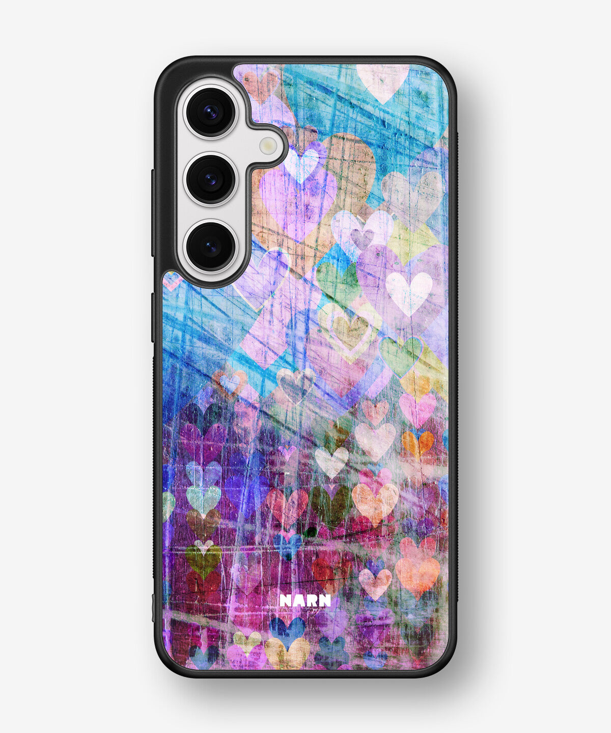 Samsung Galaxy S24 FE Hard Case – Purple Hearts - View 1