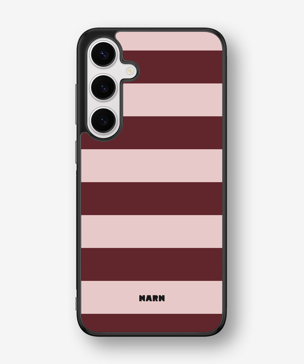 Samsung Galaxy S24 Plus Hard Case – Cranberry Stripe - View 1