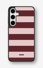 Samsung Galaxy S24 Plus Hard Case – Cranberry Stripe - View 1