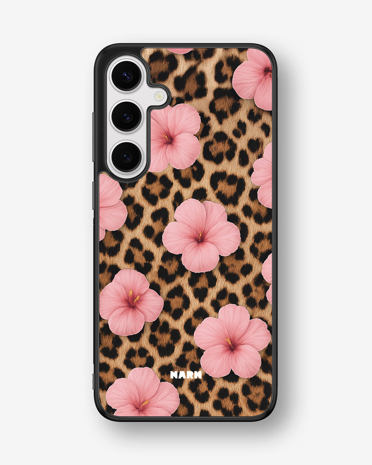 Samsung Galaxy S24 Plus Hard Case – Leopard Flower - View 1