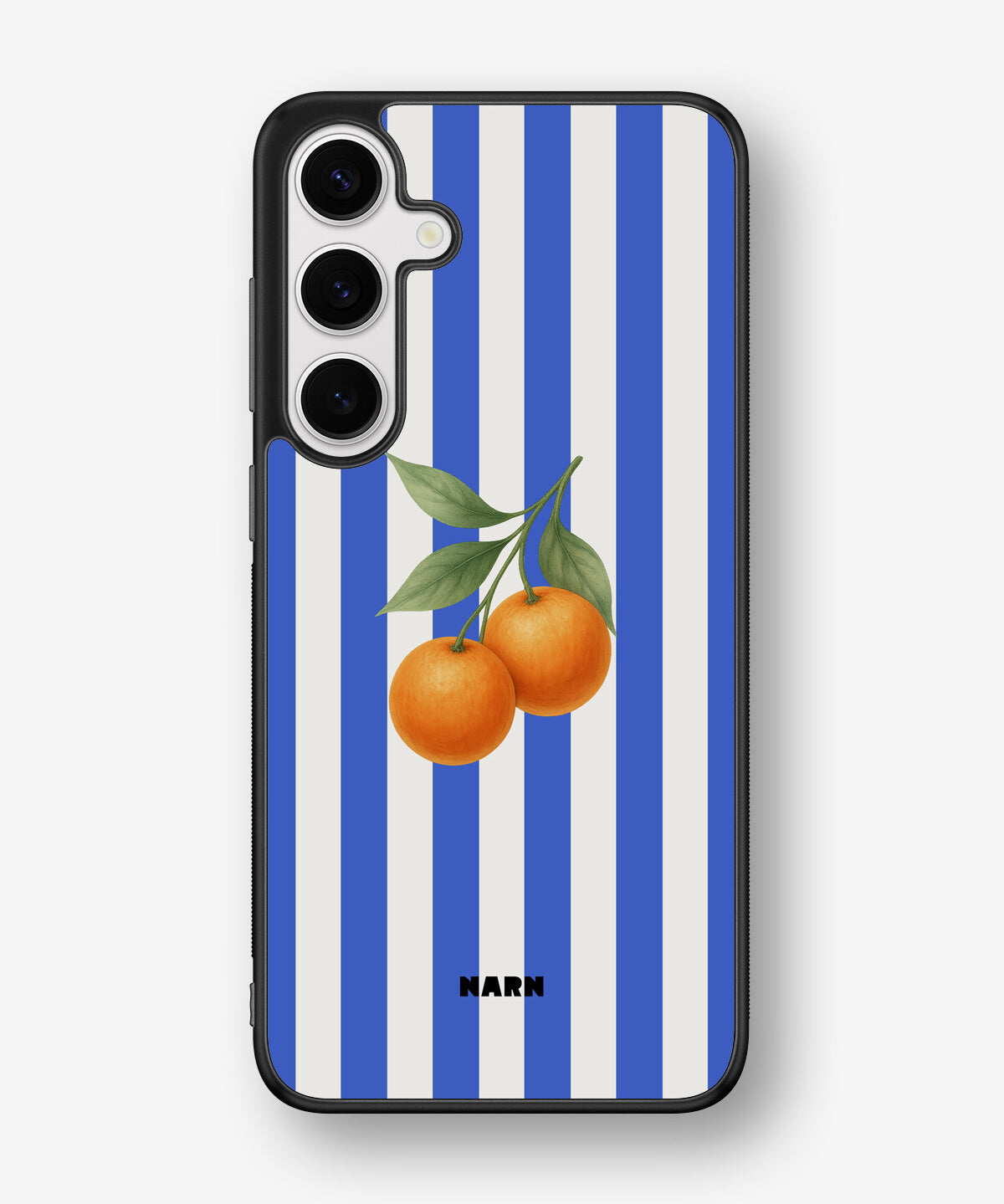 Samsung Galaxy S24 Plus Hard Case – Orange Stripes - View 1