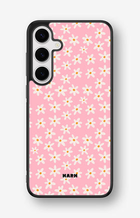 Samsung Galaxy S24 Plus Hard Case – Pink Daisy - View 1