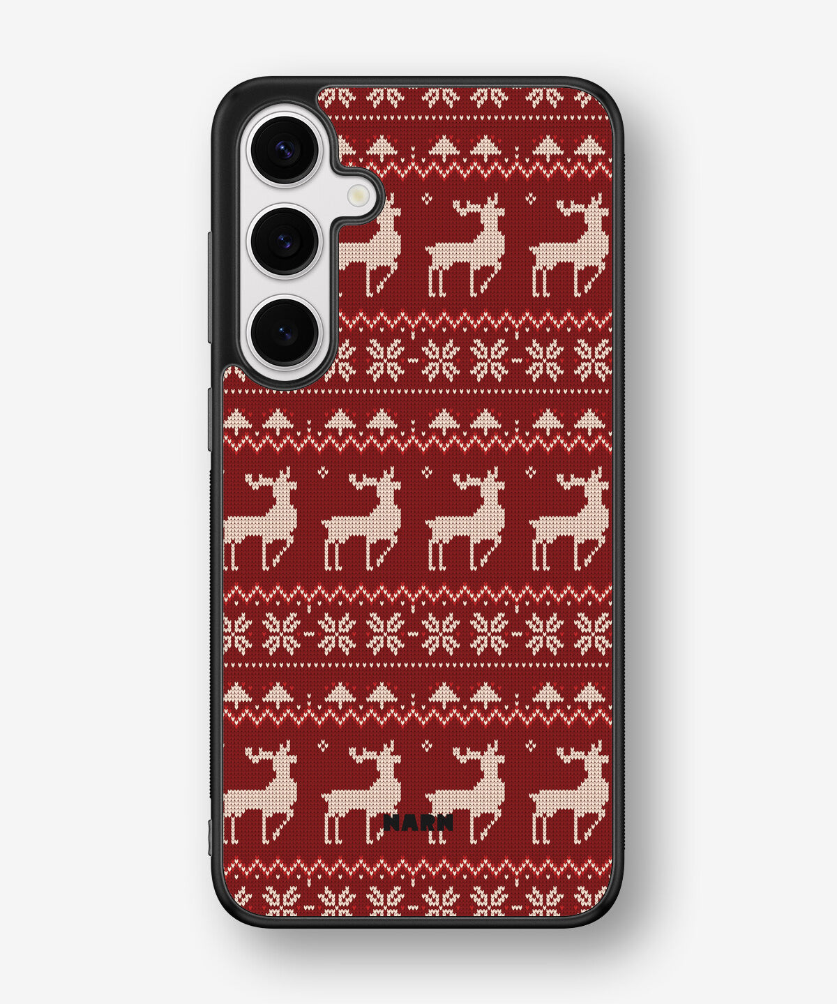 Samsung Galaxy S24 Plus Hard Case – Reindeer Knit - View 1