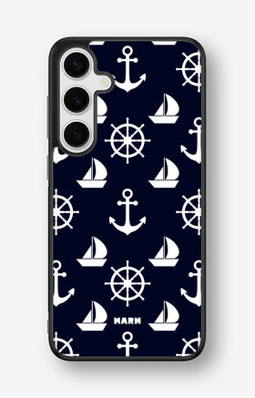 Samsung Galaxy S24 Plus Hard Case – Deep Blue Voyage - View 1