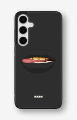 Samsung Galaxy S24 Plus Hard Case – Golden Lips - View 1