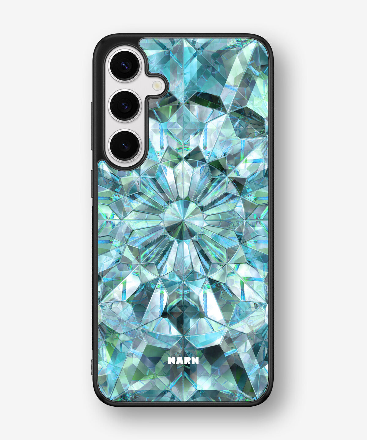 Samsung Galaxy S24 Plus Hard Case – Green Crystals - View 1