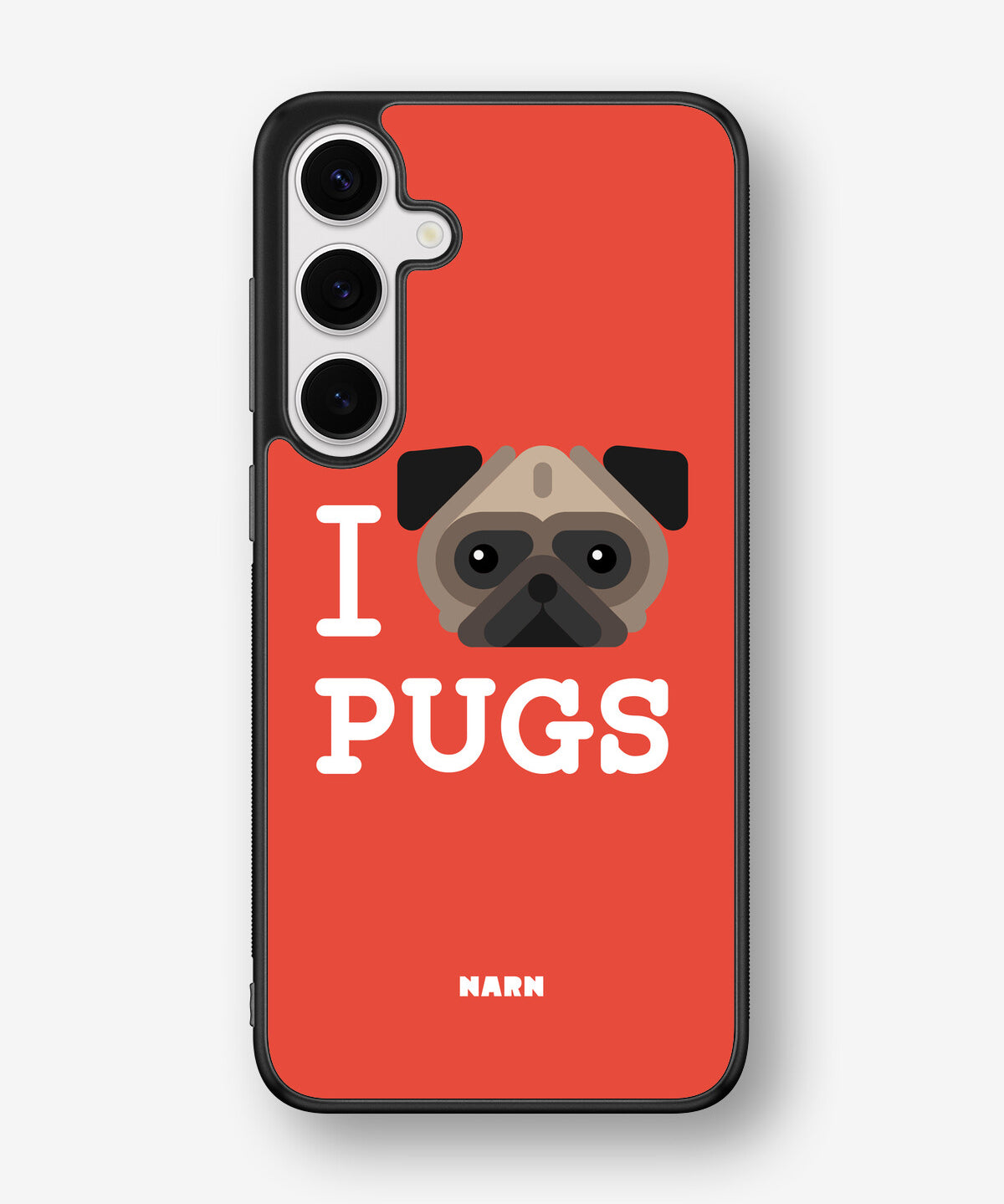 Samsung Galaxy S24 Plus Hard Case – I Love Pugs - View 1