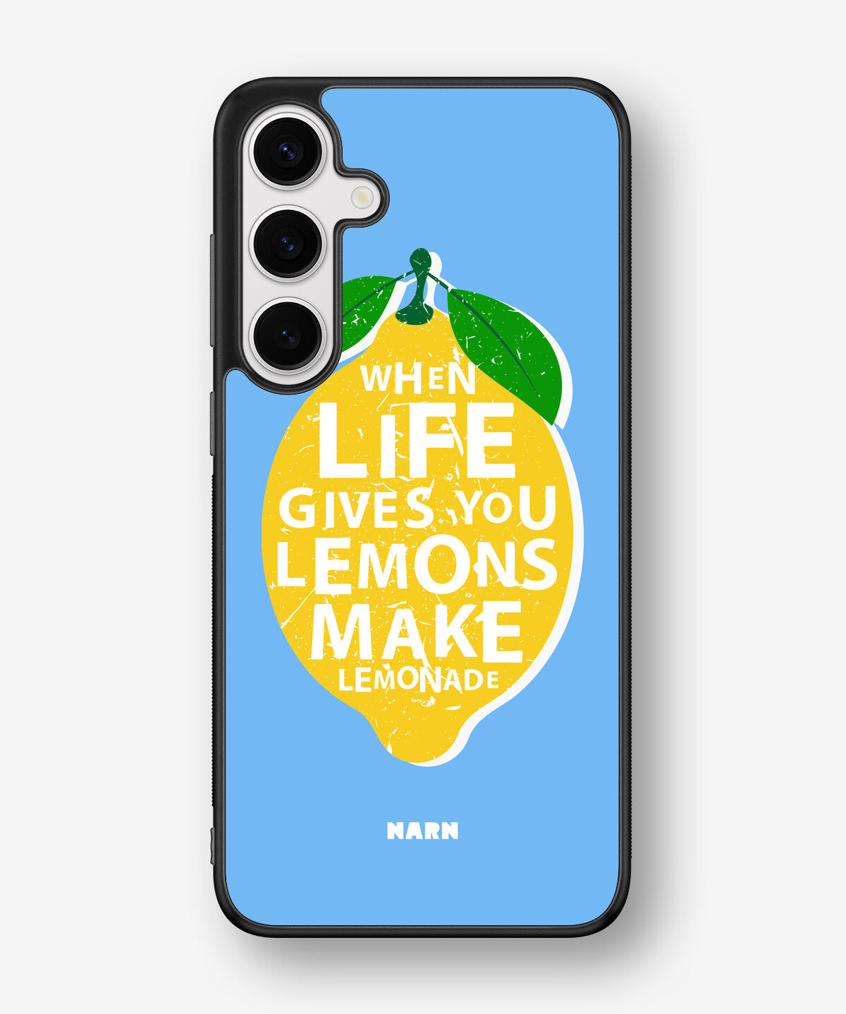 Samsung Galaxy S24 Plus Hard Case – Lemon Quote - View 1
