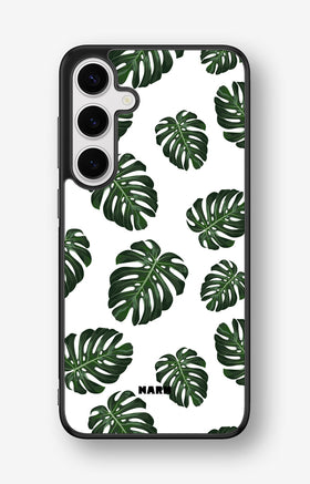 Samsung Galaxy S24 Plus Hard Case – Monstera Pattern - View 1