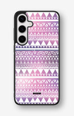 Samsung Galaxy S24 Plus Hard Case – Purple Aztec - View 1
