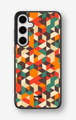 Samsung Galaxy S24 Plus Hard Case – Retro Geometric - View 1