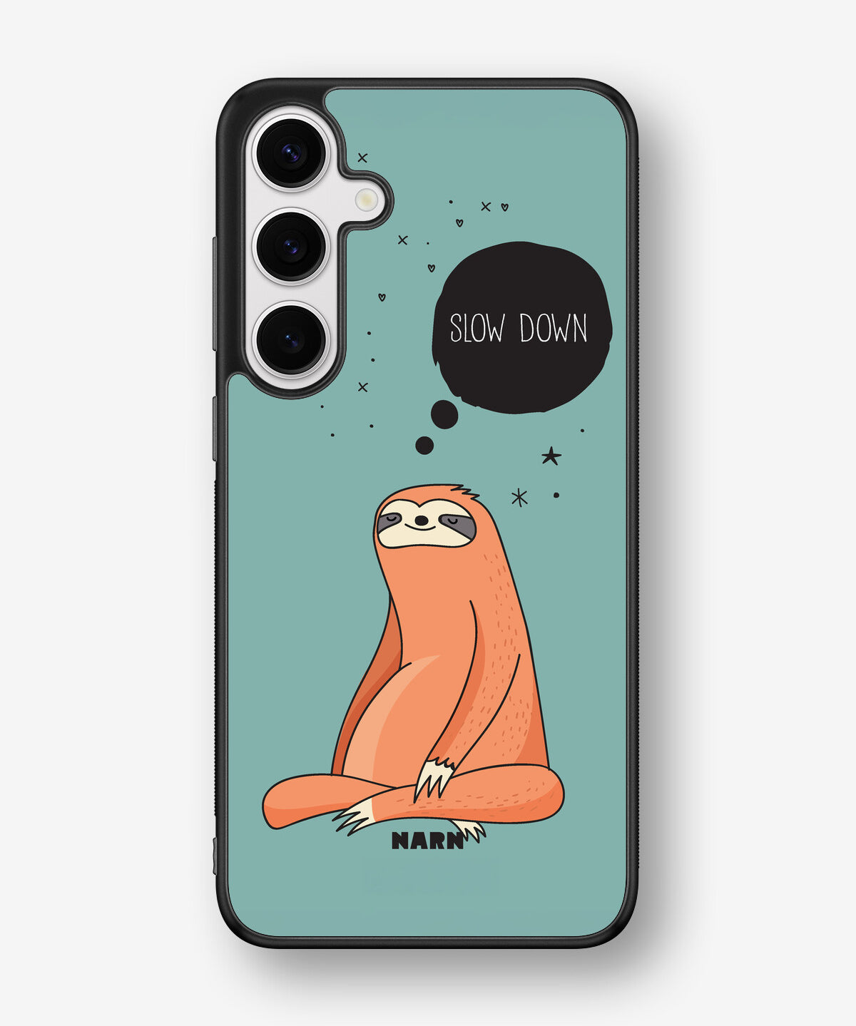 Samsung Galaxy S24 Plus Hard Case – Slow Down Sloth - View 1