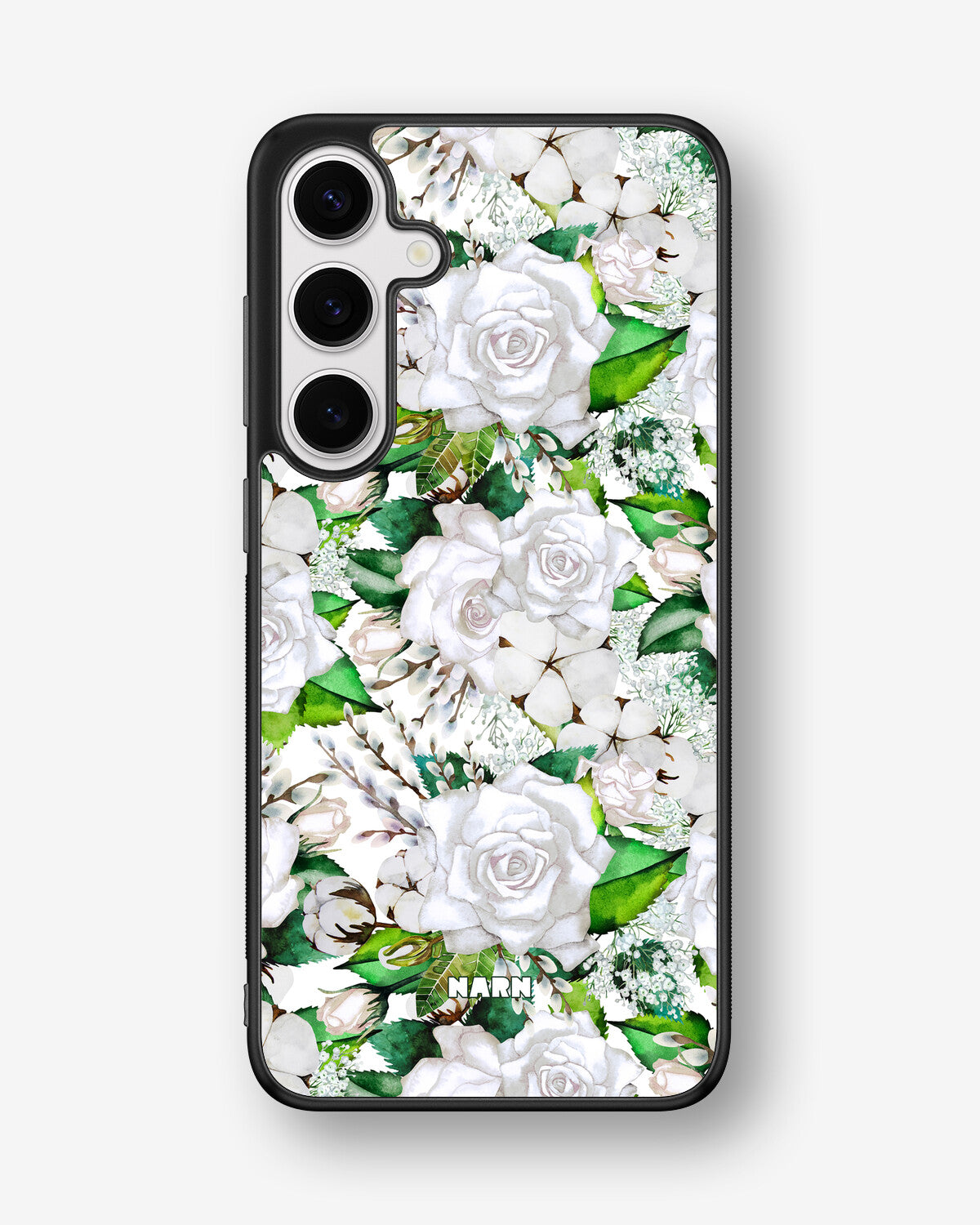 Samsung Galaxy S24 Plus Hard Case – White Bloom - View 1