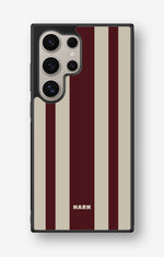 Samsung Galaxy S24 Ultra Hard Case – Bordeaux Stripe - View 1