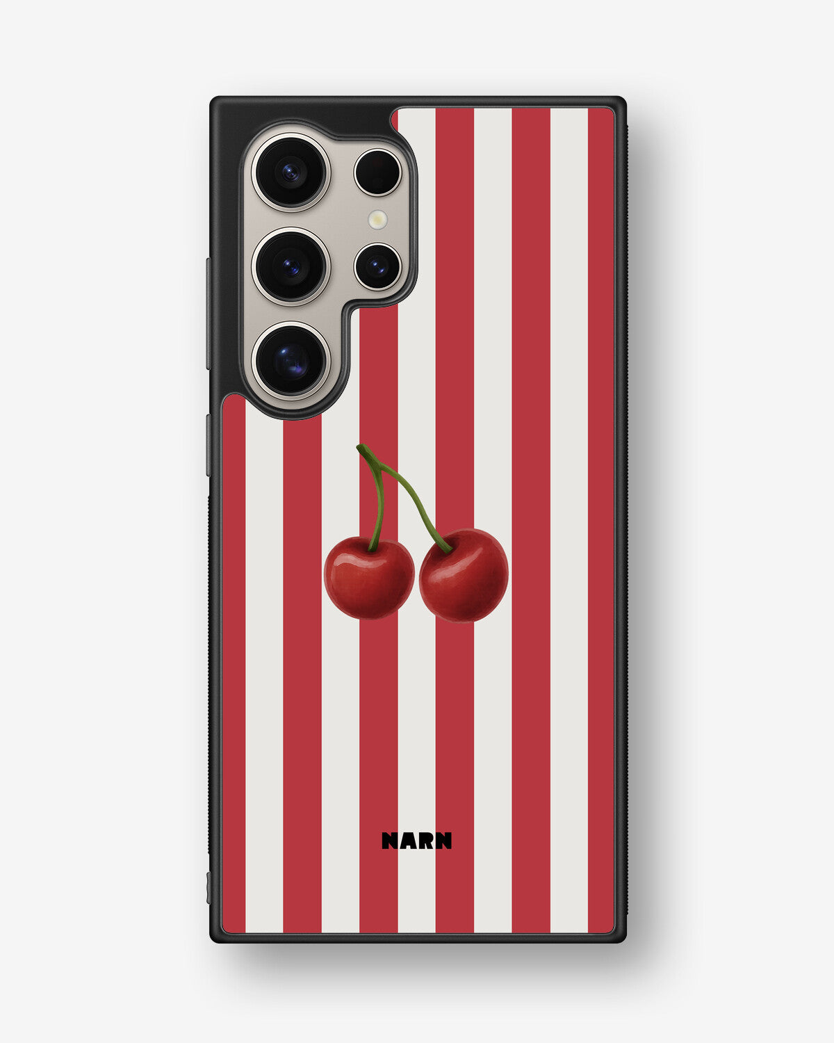 Samsung Galaxy S24 Ultra Hard Case – Cherry Stripes - View 1