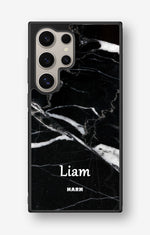 Samsung Galaxy S24 Ultra Hard Case – Custom - Black Marble - View 1