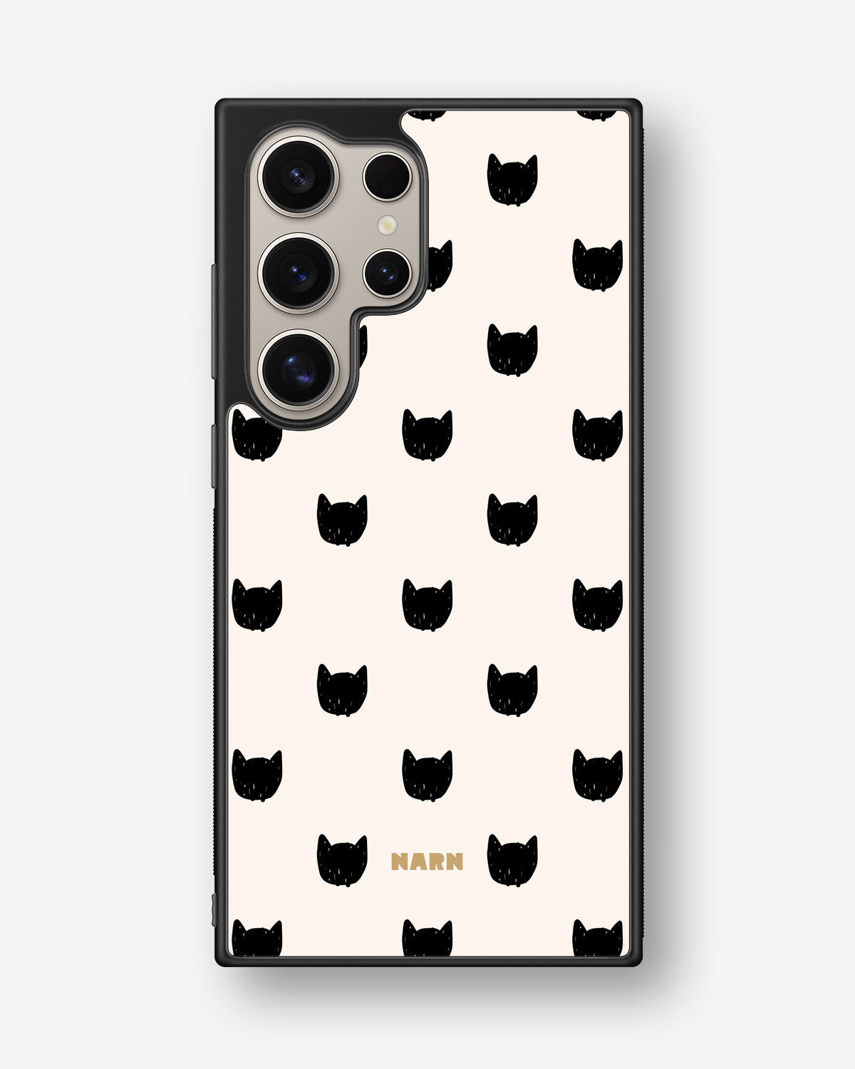 Samsung Galaxy S24 Ultra Hard Case – Kitty Dots - View 1