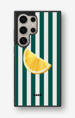Samsung Galaxy S24 Ultra Hard Case – Lemon Stripes - View 1
