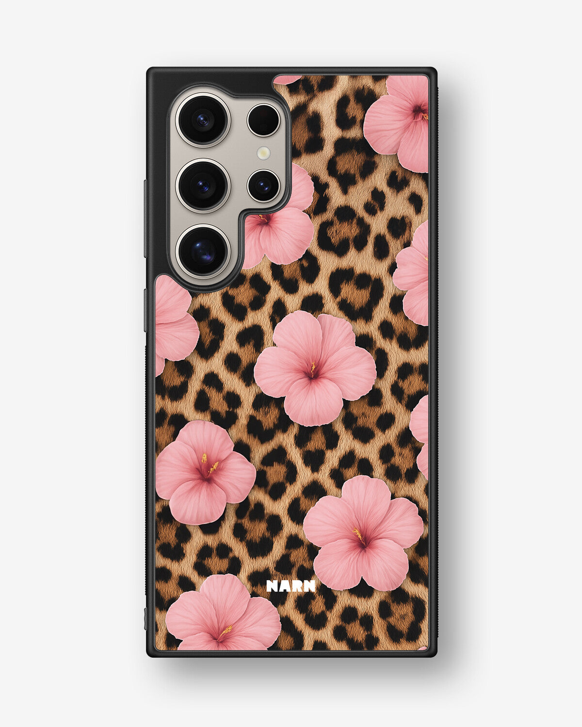 Samsung Galaxy S24 Ultra Hard Case – Leopard Flower - View 1