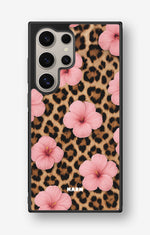 Samsung Galaxy S24 Ultra Hard Case – Leopard Flower - View 1