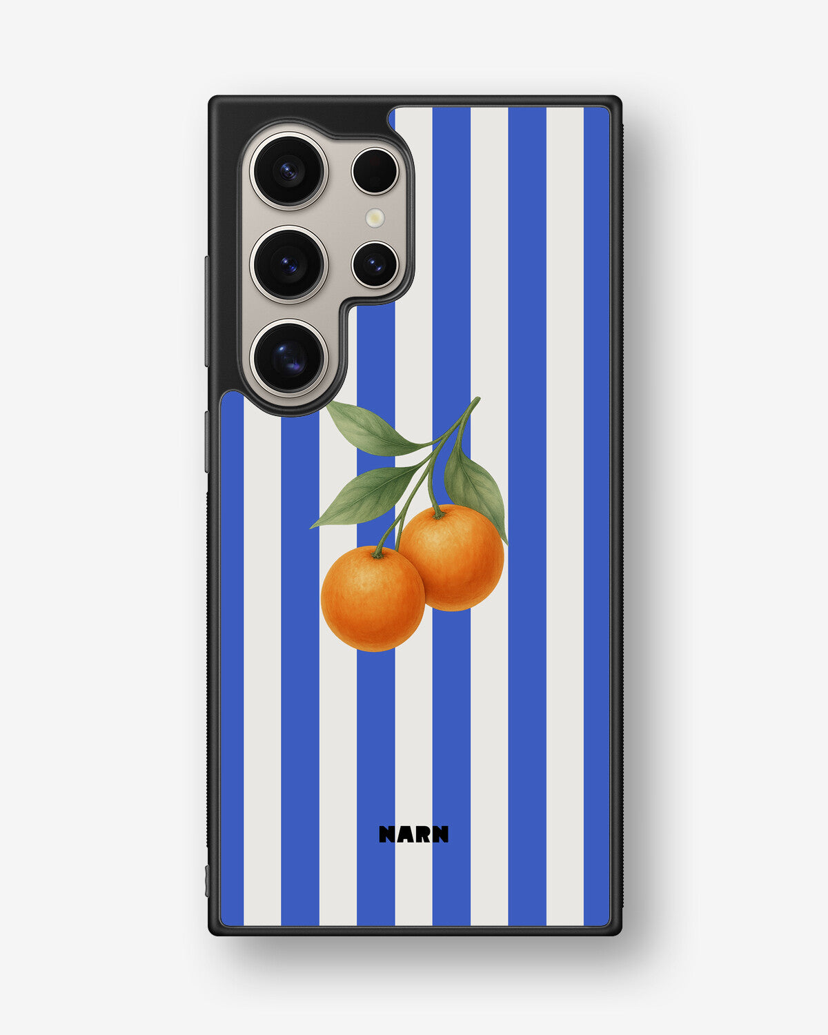 Samsung Galaxy S24 Ultra Hard Case – Orange Stripes - View 1
