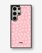 Samsung Galaxy S24 Ultra Hard Case – Pink Daisy - View 1