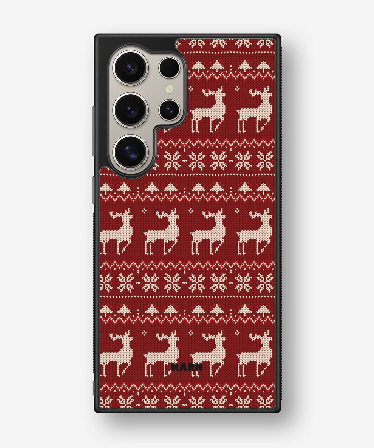 Samsung Galaxy S24 Ultra Hard Case – Reindeer Knit - View 1