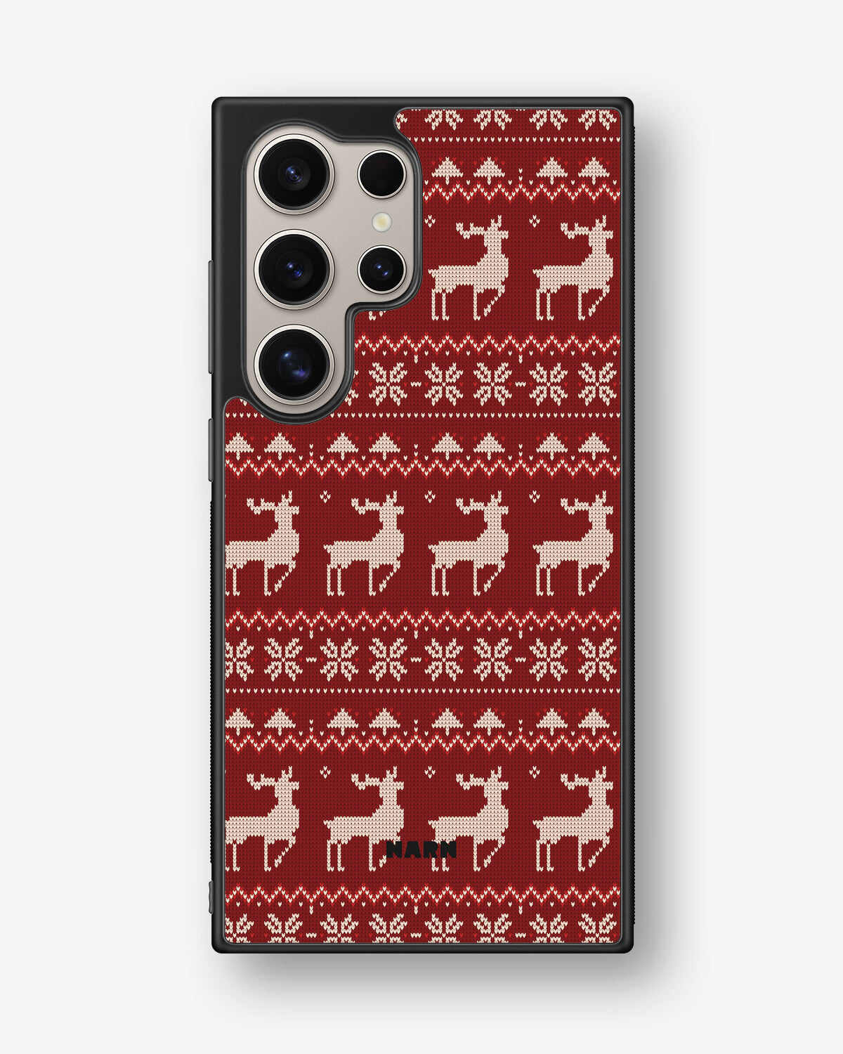 Samsung Galaxy S24 Ultra Hard Case – Reindeer Knit - View 1