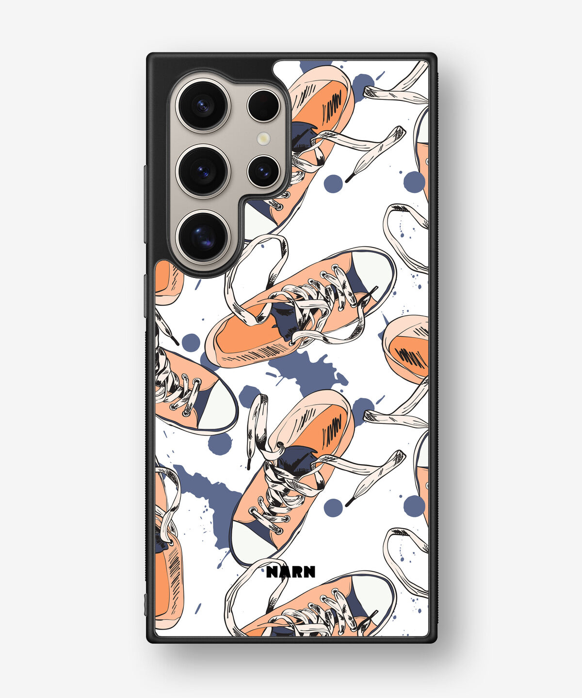 Samsung Galaxy S24 Ultra Hard Case – Apricot Sneakers - View 1
