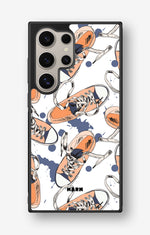 Samsung Galaxy S24 Ultra Hard Case – Apricot Sneakers - View 1